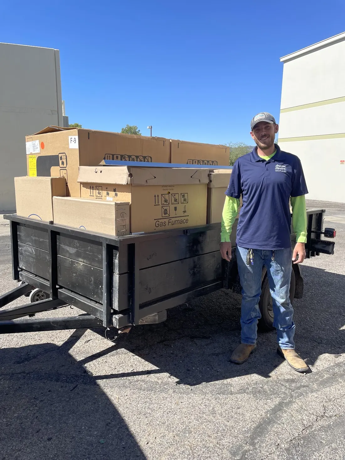 Arctic Cowboy delivering new American Standard equipment